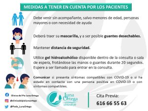 Lee más sobre el artículo Volvemos a retomar la actividad asistencial de consulta. (COVID-19)